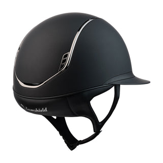 Samshield 2.0 Paardrijhelm Miss Shield Shadowmatt 5 crystals Zwart