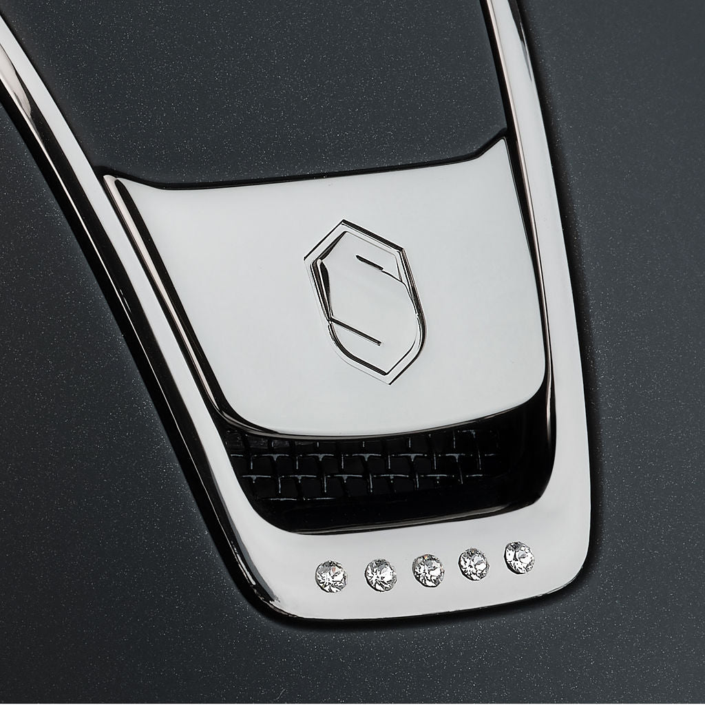 Samshield 2.0 Paardrijhelm Miss Shield Shadowmatt 5 crystals Zwart