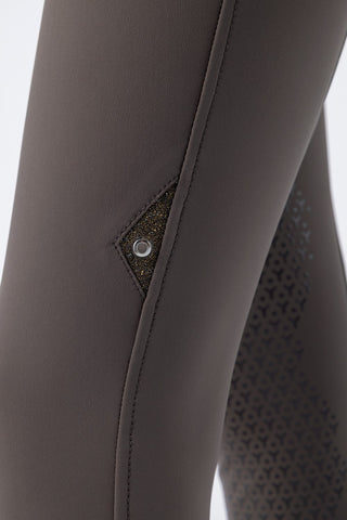 Pantalon d'équitation Equiline femme taille haute grip genoux Crystalek Marsh