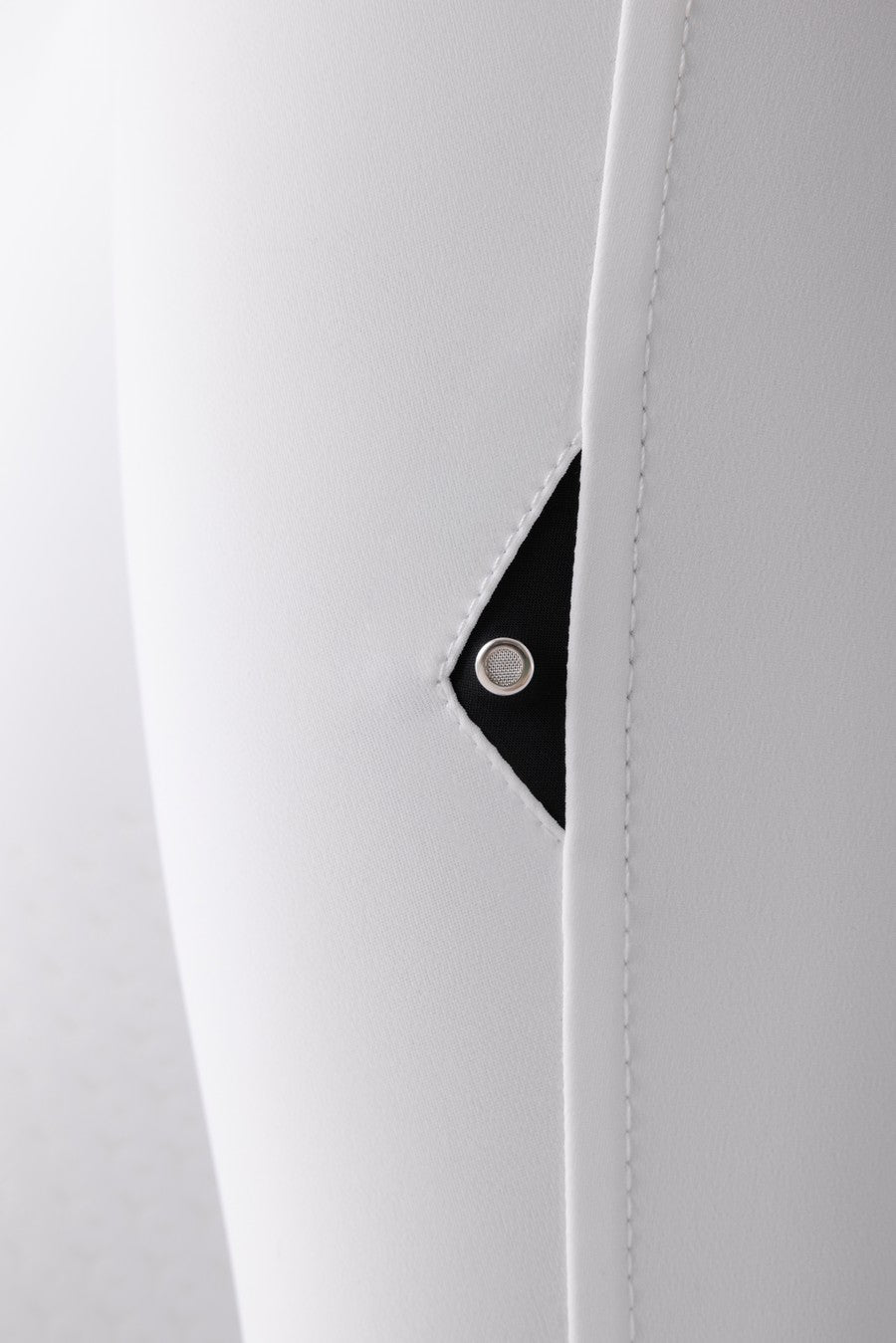 Equiline rijbroek dames knie grip Atirk wit