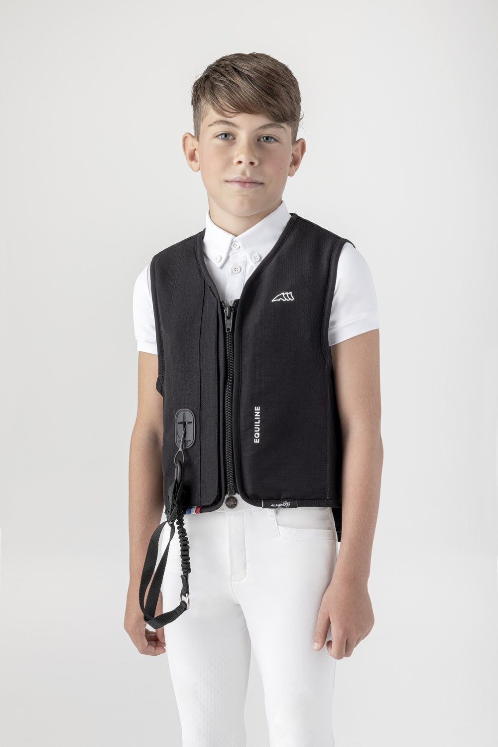 Equiline airbagvest Kids Zwart