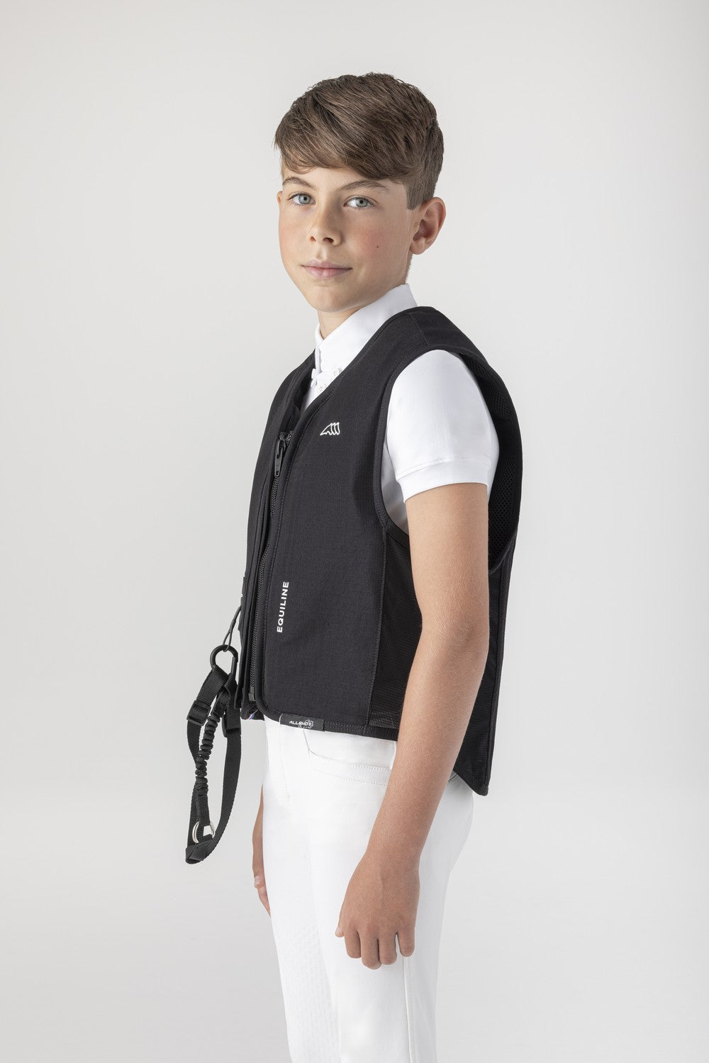 Equiline airbagvest Kids Zwart