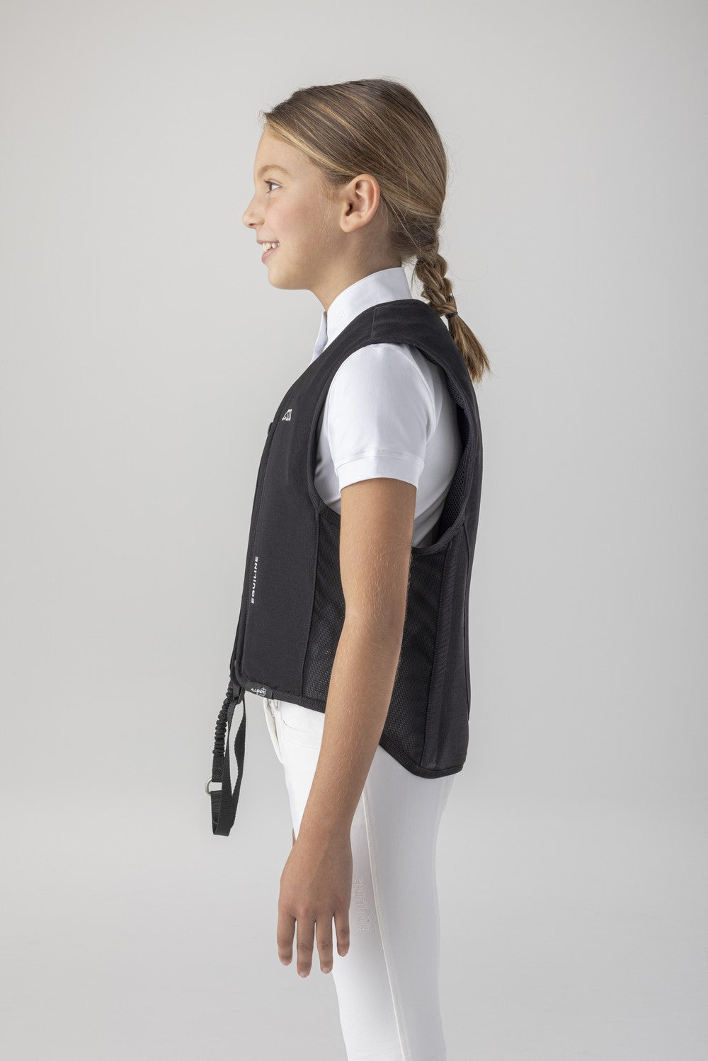 Equiline airbagvest Kids Zwart