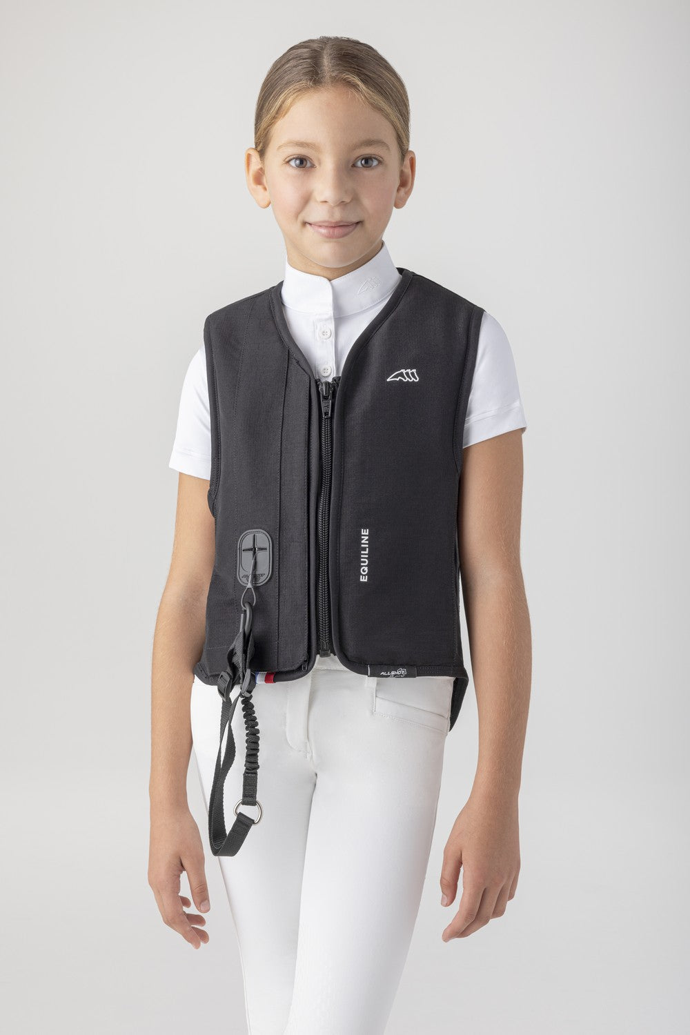 Equiline airbagvest Kids Zwart