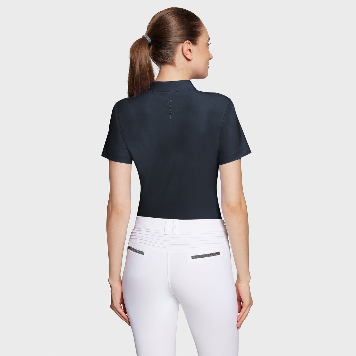 Samshield T-shirt d'entraînement à manches courtes pour femme Bruna Navy