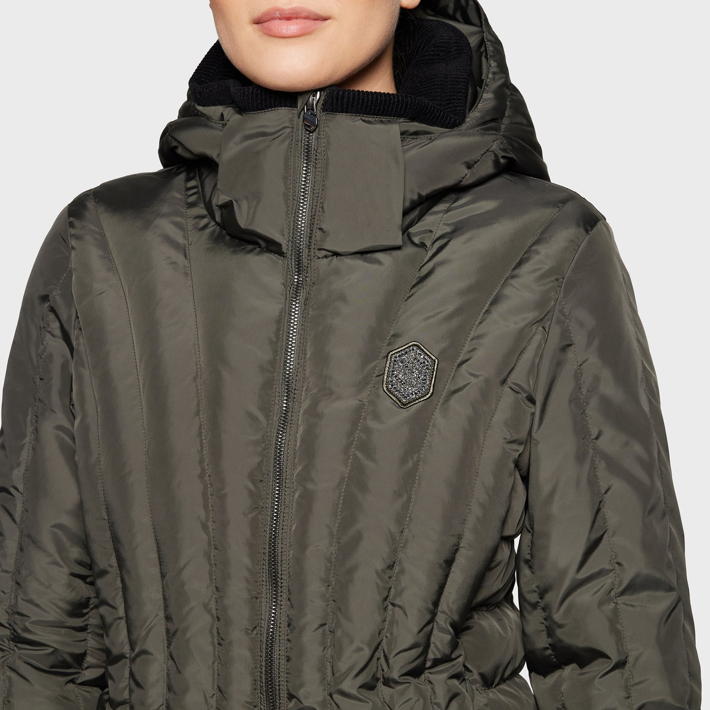Veste matelassée Samshield pour femmes Courchevel Dark Forest