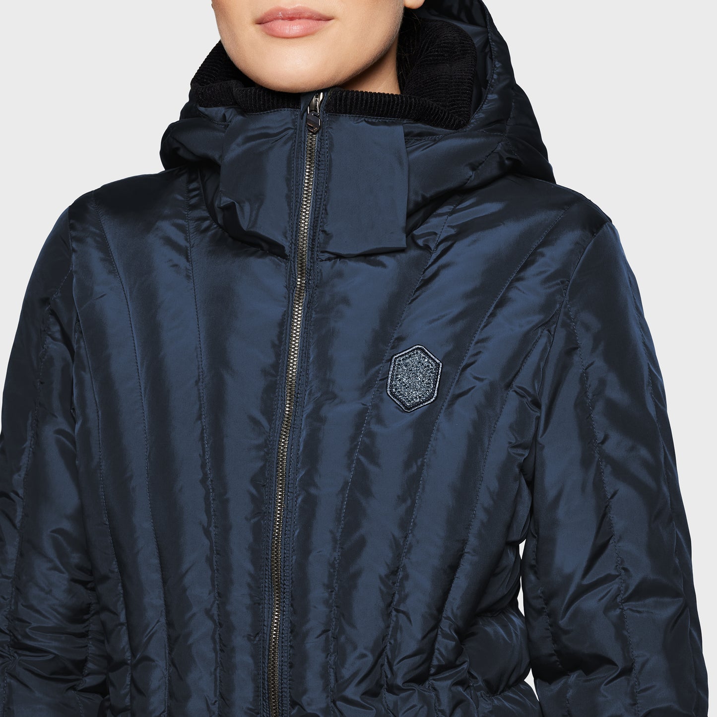 Veste matelassée Samshield pour femmes Courchevel Navy