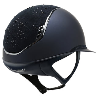 Samshield 2.0 Casque d'équitation Miss Shield Shadowmatt Crystal Bloom Navy