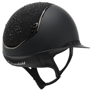 Samshield 2.0 Paardrijhelm Miss Shield Shadowmatt Crystal Bloom Zwart