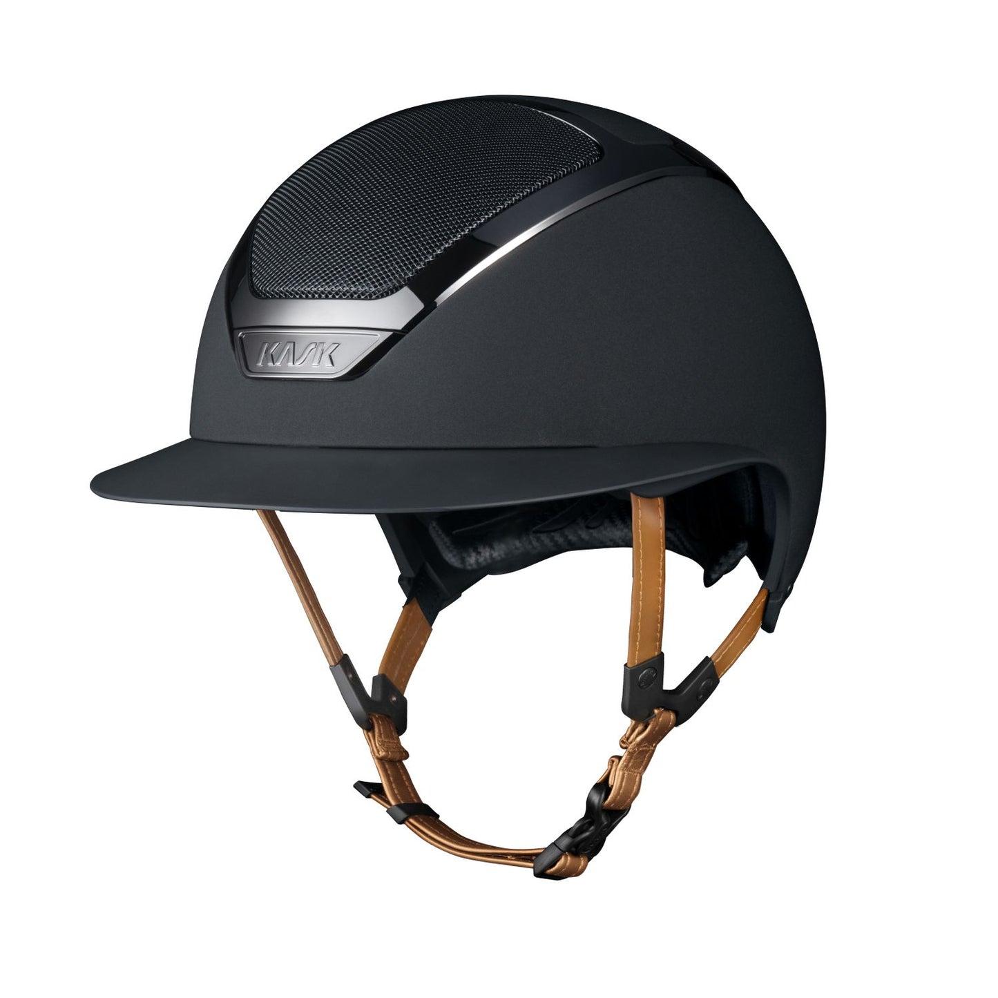 Kask Star Lady Chrome 2.0 Light Brown Chinstrap Zwart