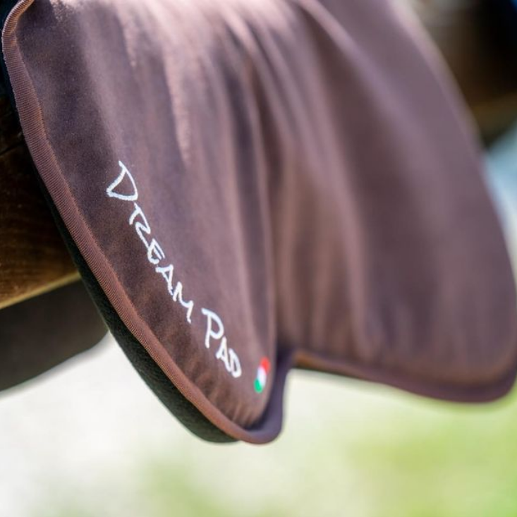 Dreampad memory foam zadelonderlegger Bruin