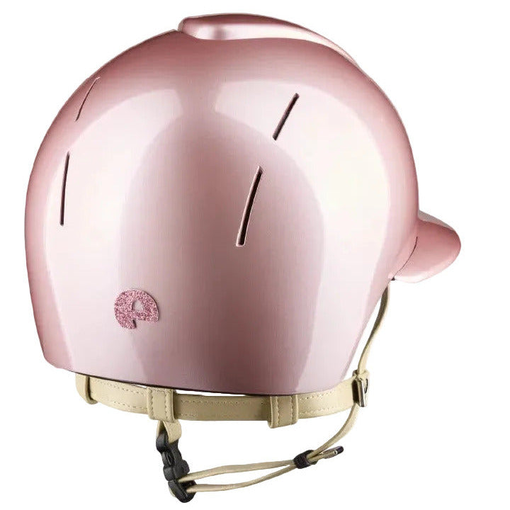 Kep Italia Paardrijhelm Smart Nova Polish Pink Polo Klep Star Insert Cream Kinband