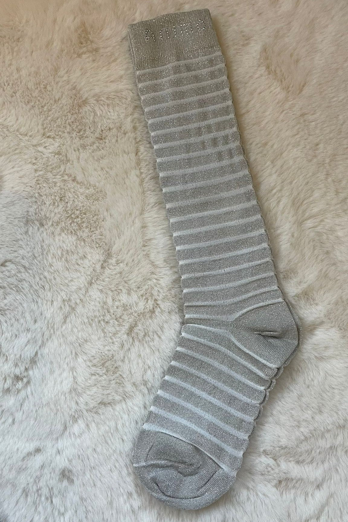 Animo hoge paardrijsokken Timpy Zilver