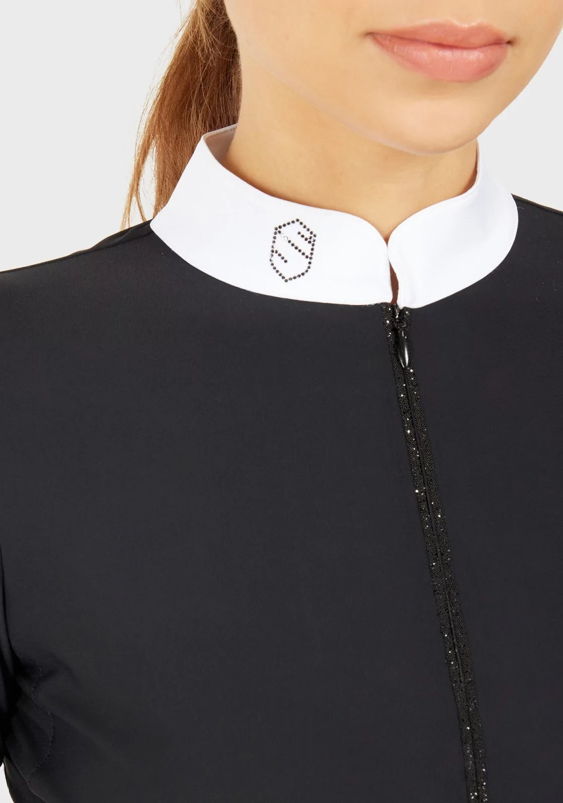 Samshield Wedstrijdshirt Lange Mouwen Dames Aloise Zwart