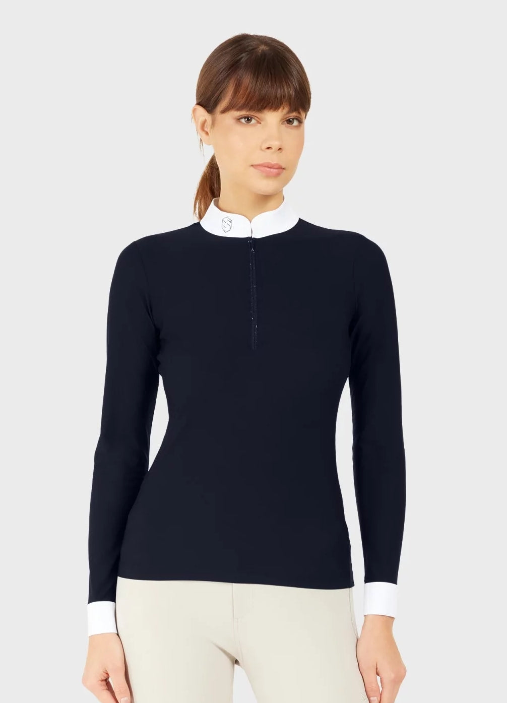 Samshield Wedstrijdshirt Lange Mouwen Dames Aloise Navy