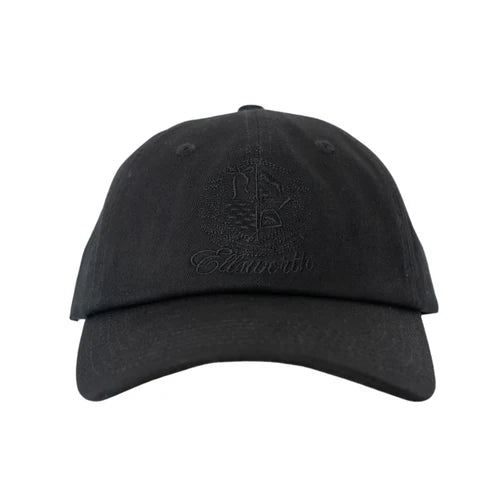The Crest Dad Cap Zwart