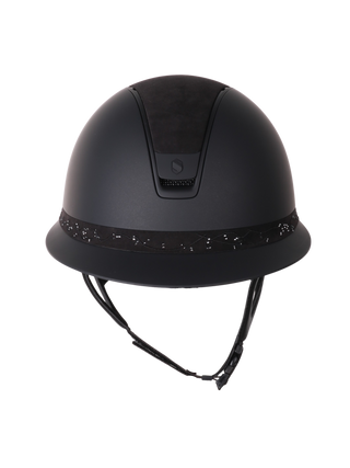 Samshield 2.0 Paardrijhelm Miss Shield Shadowmatt Crystal Leaf FB Zwart