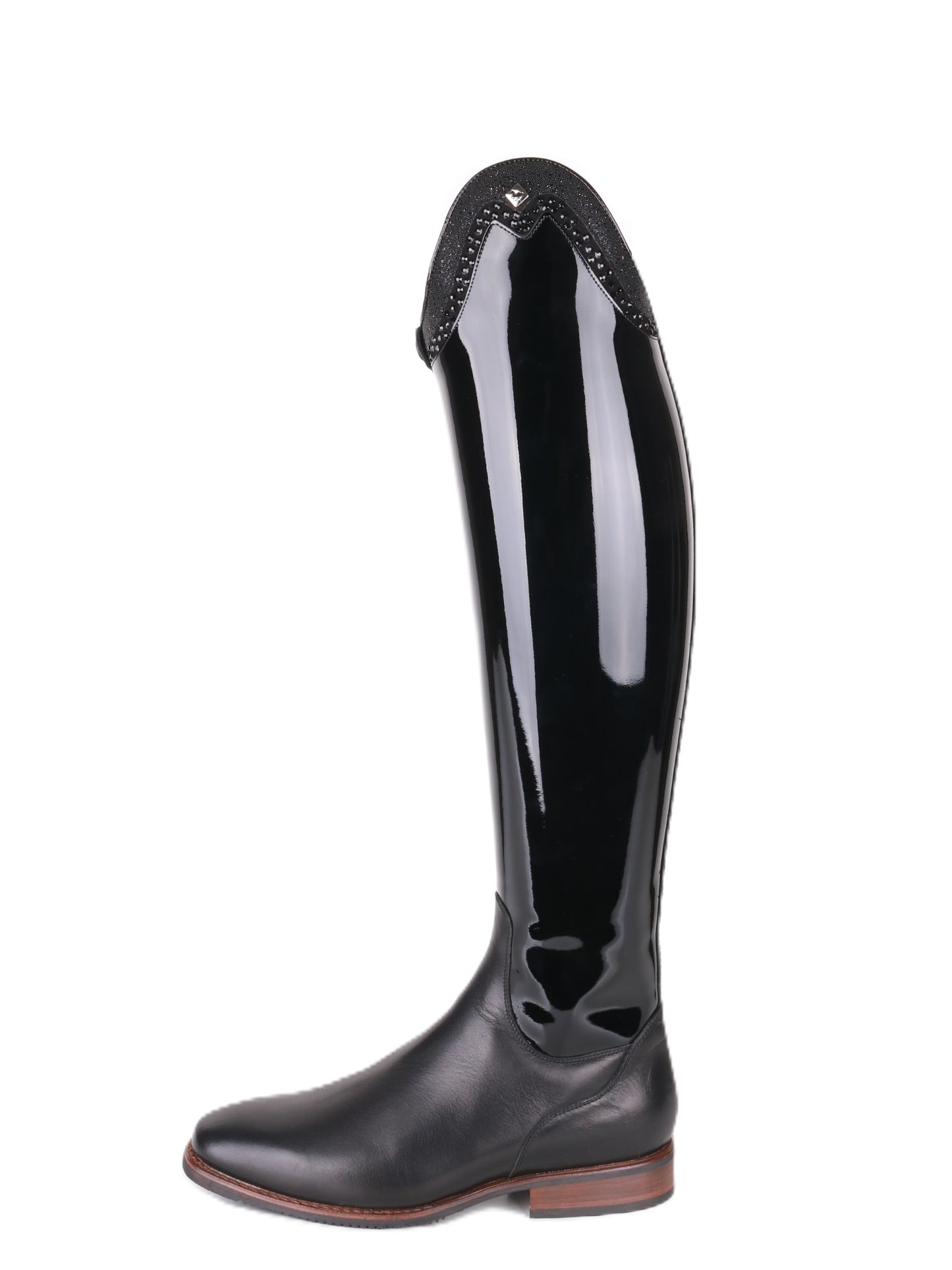 De Niro bottes d’équitation Bellini Custom Patent Noir 39 MA S