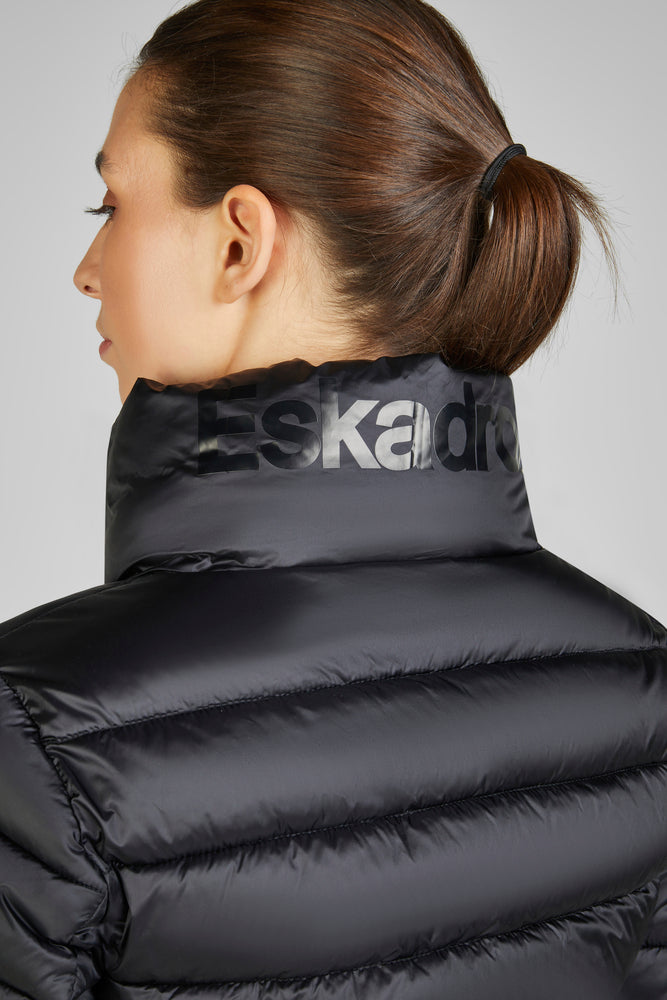 Eskadron Heritage gewatteerde jas dames Zwart