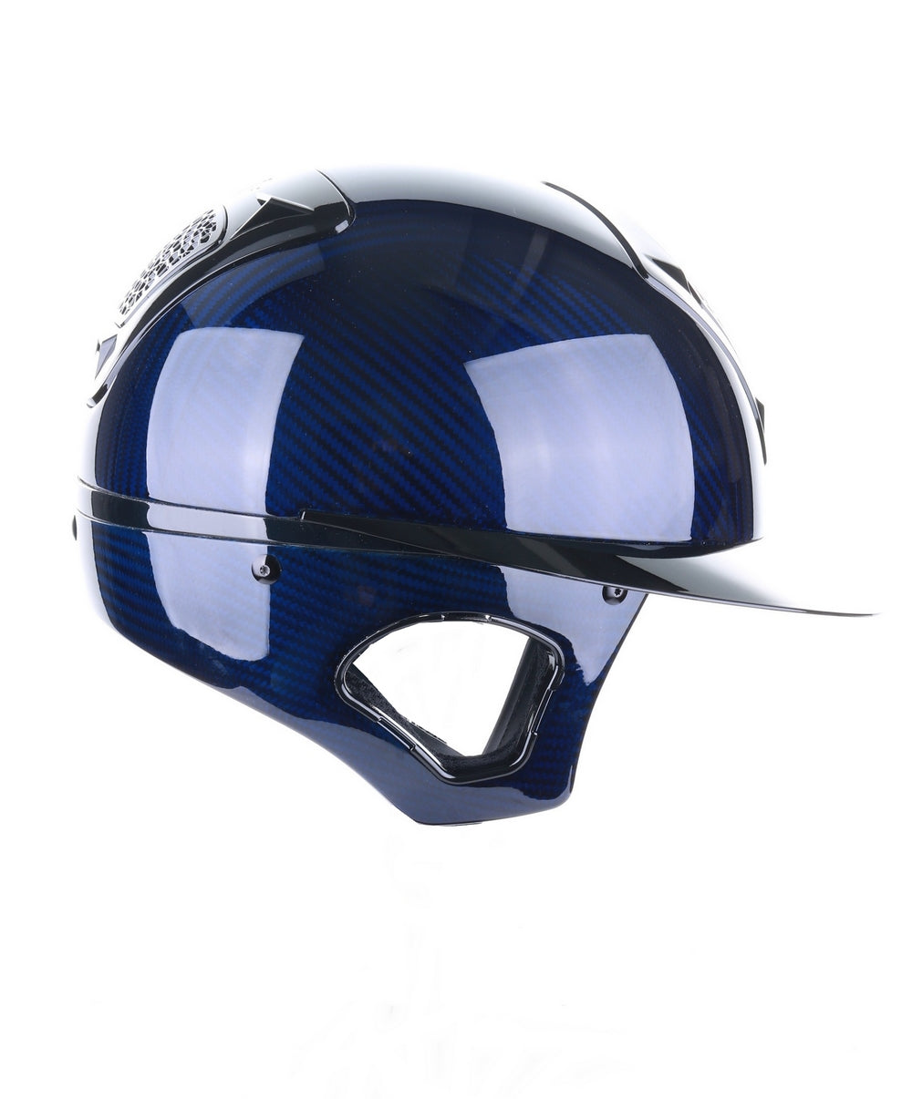 Freejump Helm Voronoï met Temple Protection Carbon Gloss Navy