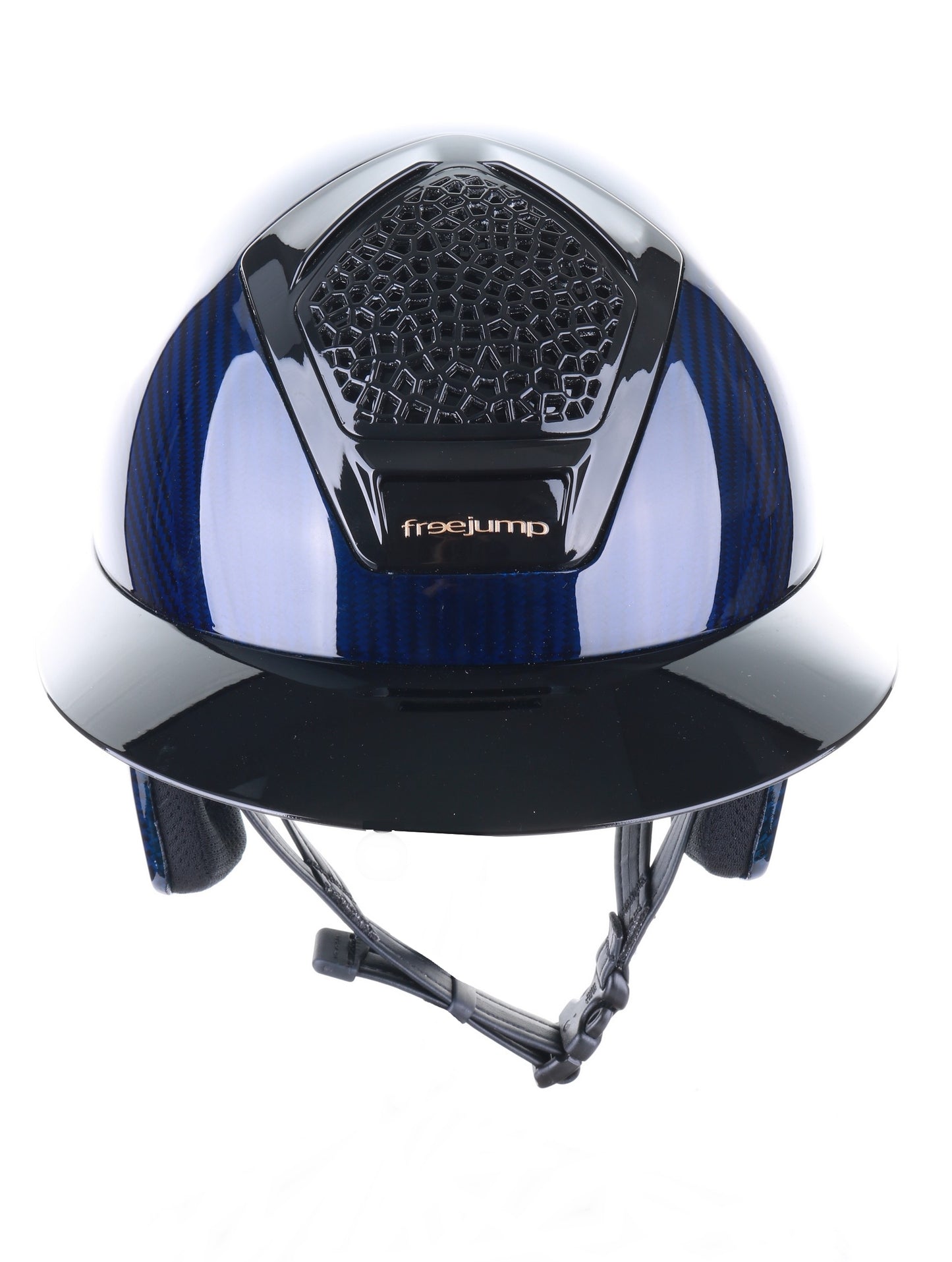 Freejump Helm Voronoï met Temple Protection Carbon Gloss Navy