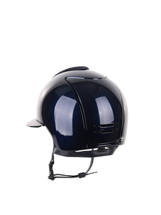 Kep Italia Paardrijhelm Cromo 2.0 Polish Polo Klep Blauw Galassia Insert