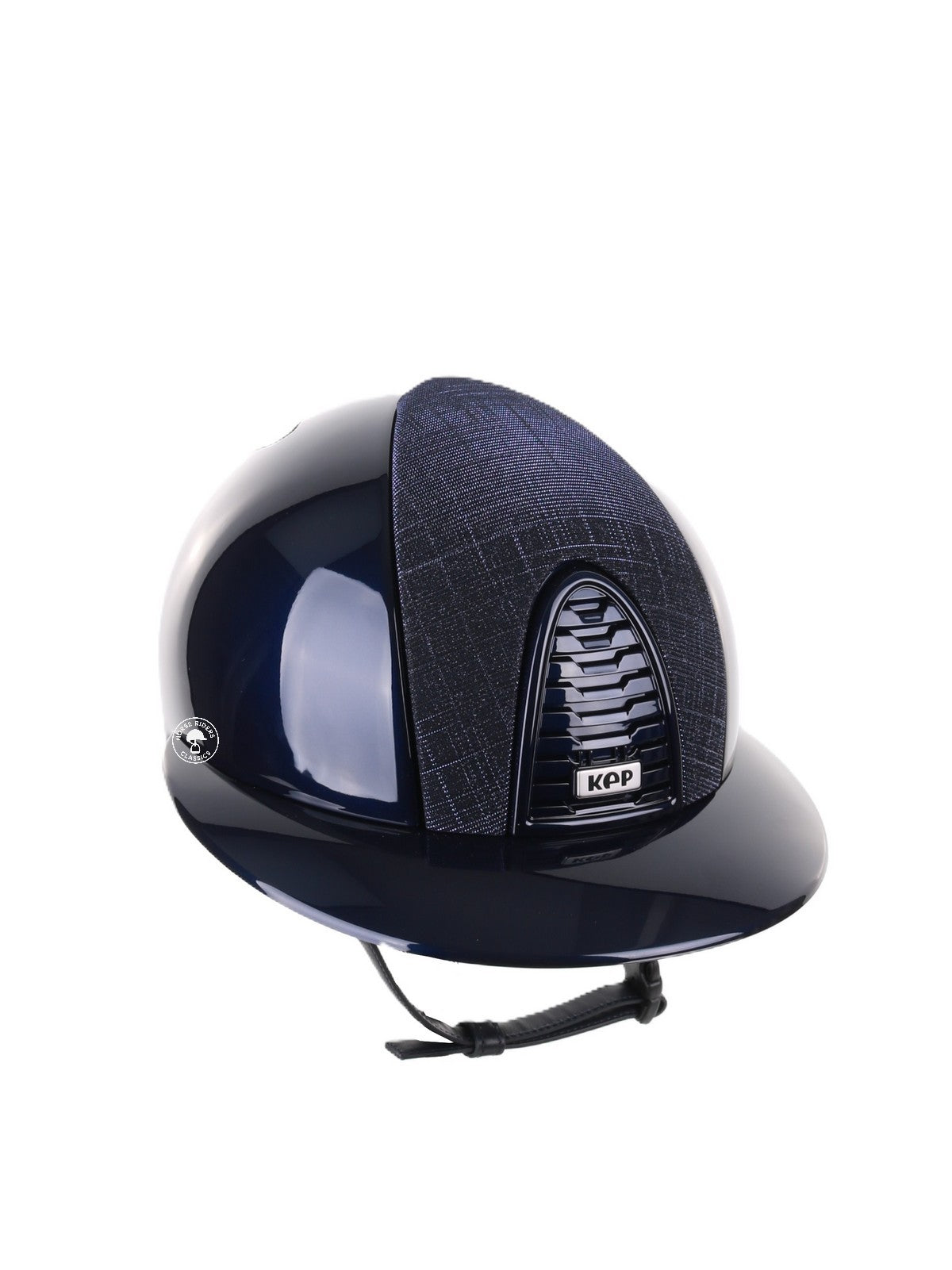 Kep Italia Paardrijhelm Cromo 2.0 Polish Polo Klep Blauw Galassia Insert