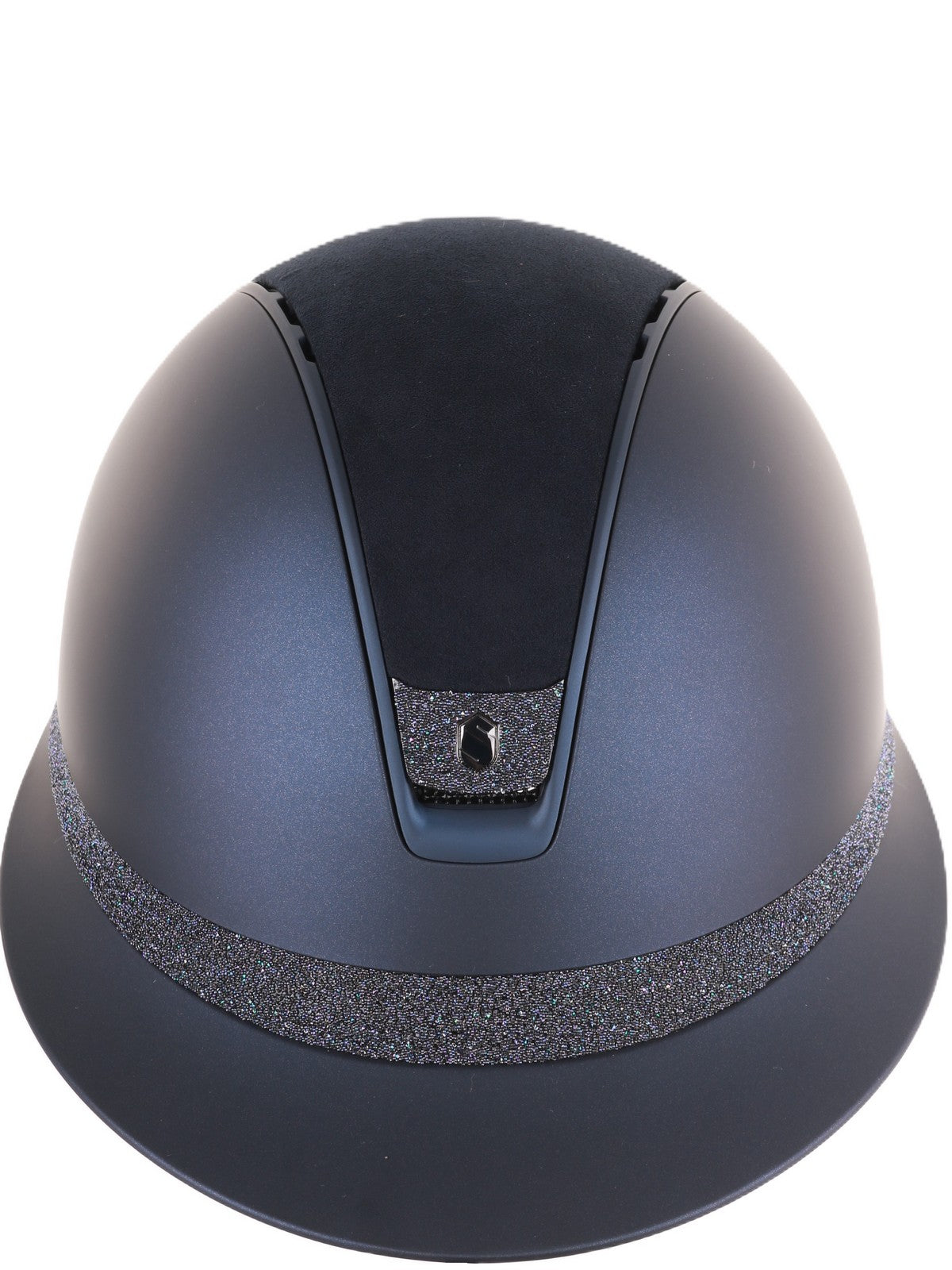 Samshield 2.0 Casque d'équitation Miss Shield Shadowmatt Alcantara Crystal Blazon Paradise Shine Navy