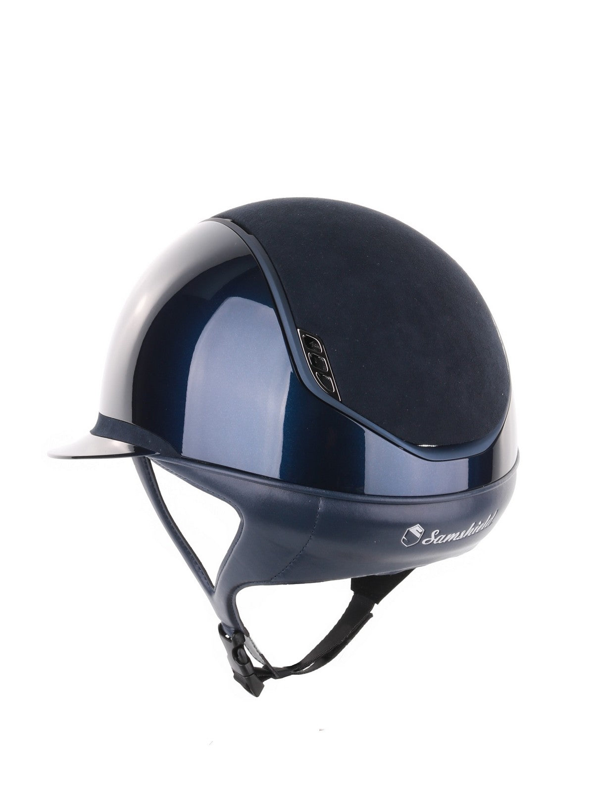 Samshield 2.0 Paardrijhelm Miss Shield Shadowglossy Navy Crystal Blazon Paradise Shine