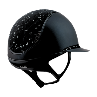Samshield 2.0 Paardrijhelm Miss Shield Shadowmatt Crystal Leaf Zwart