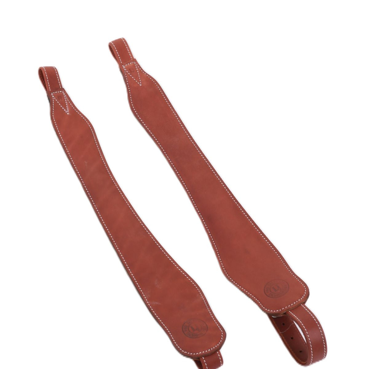 LJ Leathers Stijgbeugelriemen Mono zeer soepel leder Noisette