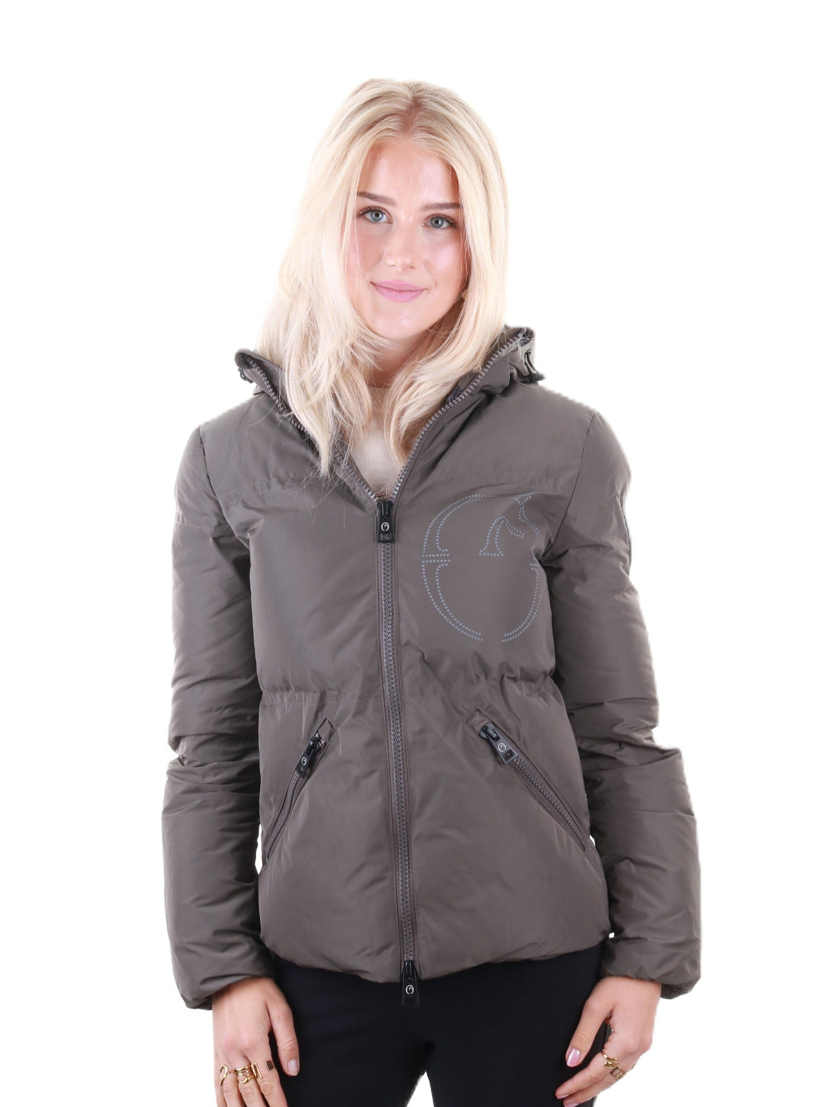 Vestrum padded jas dames New York Dark Olive