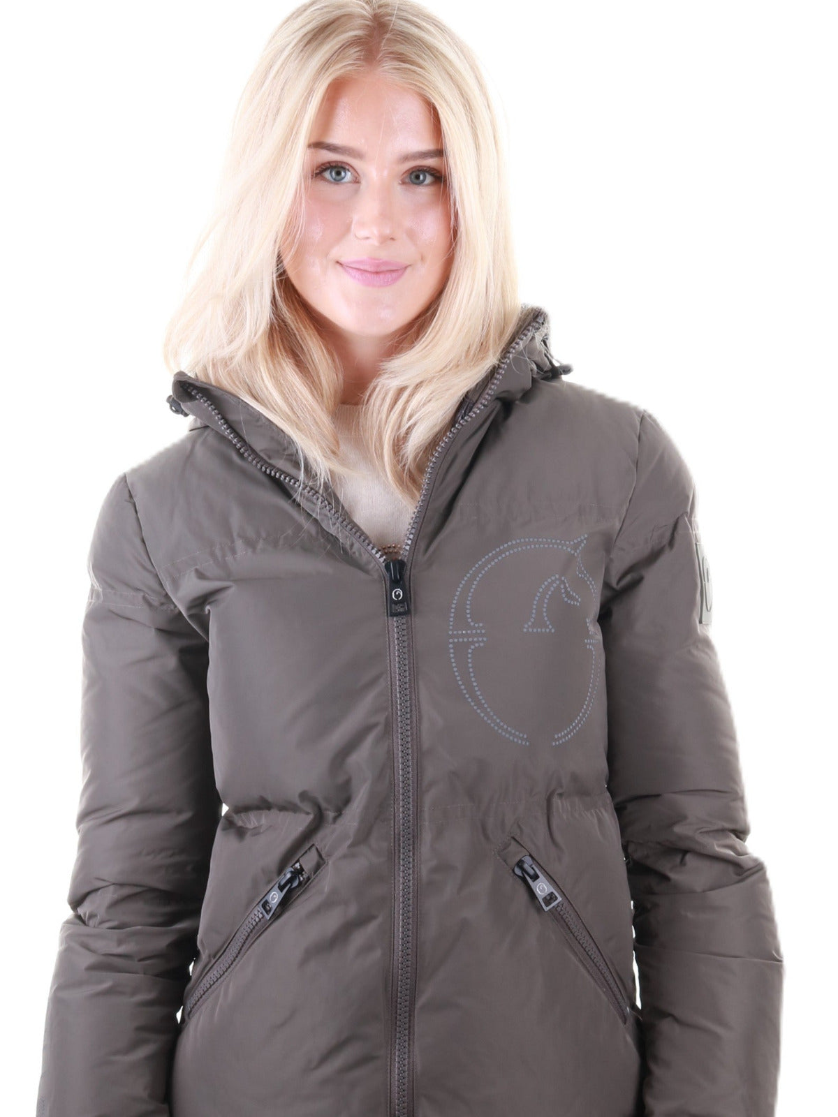 Vestrum padded jas dames New York Dark Olive