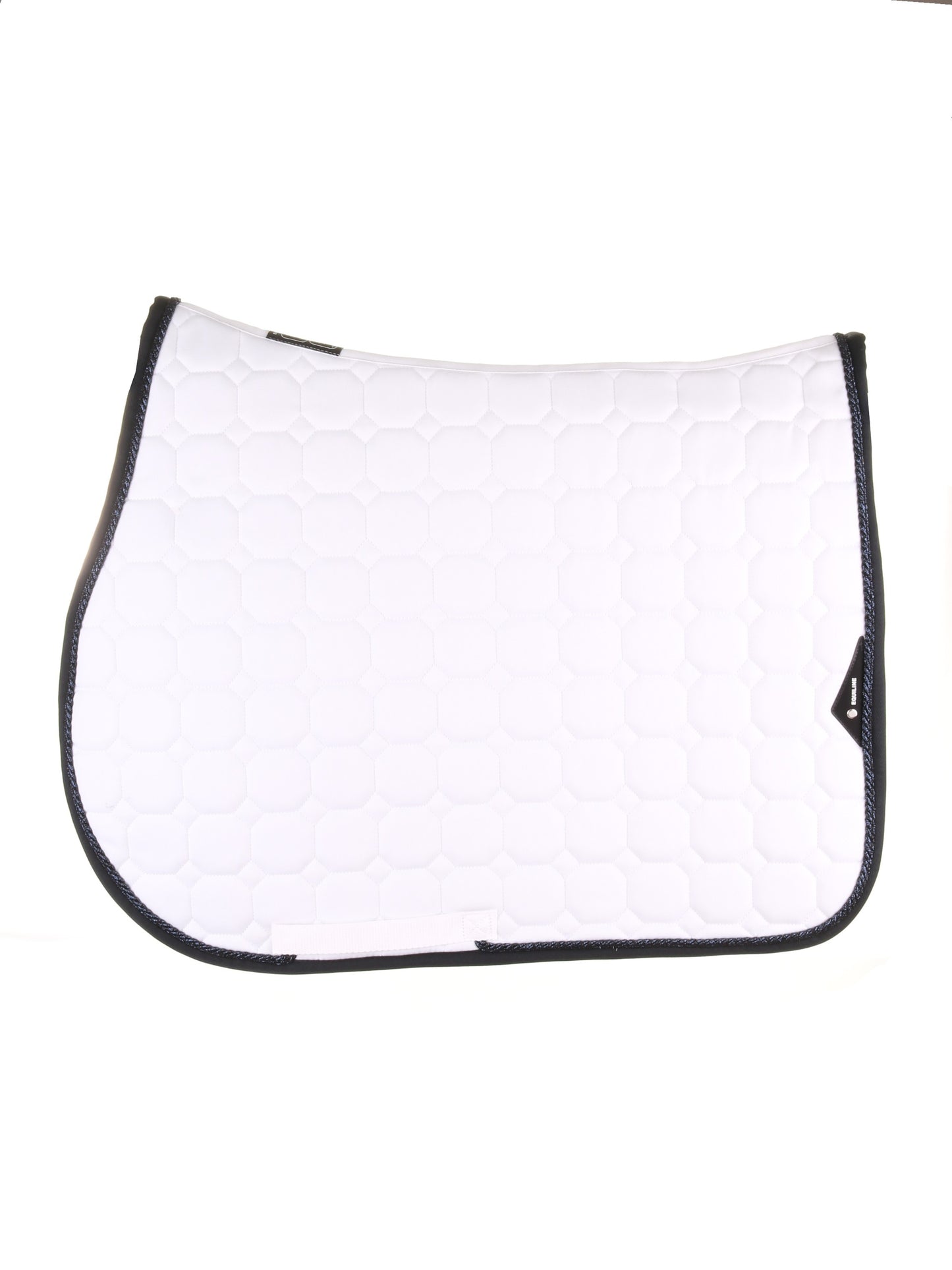 Equiline zadeldekje Octagon Wit-Navy
