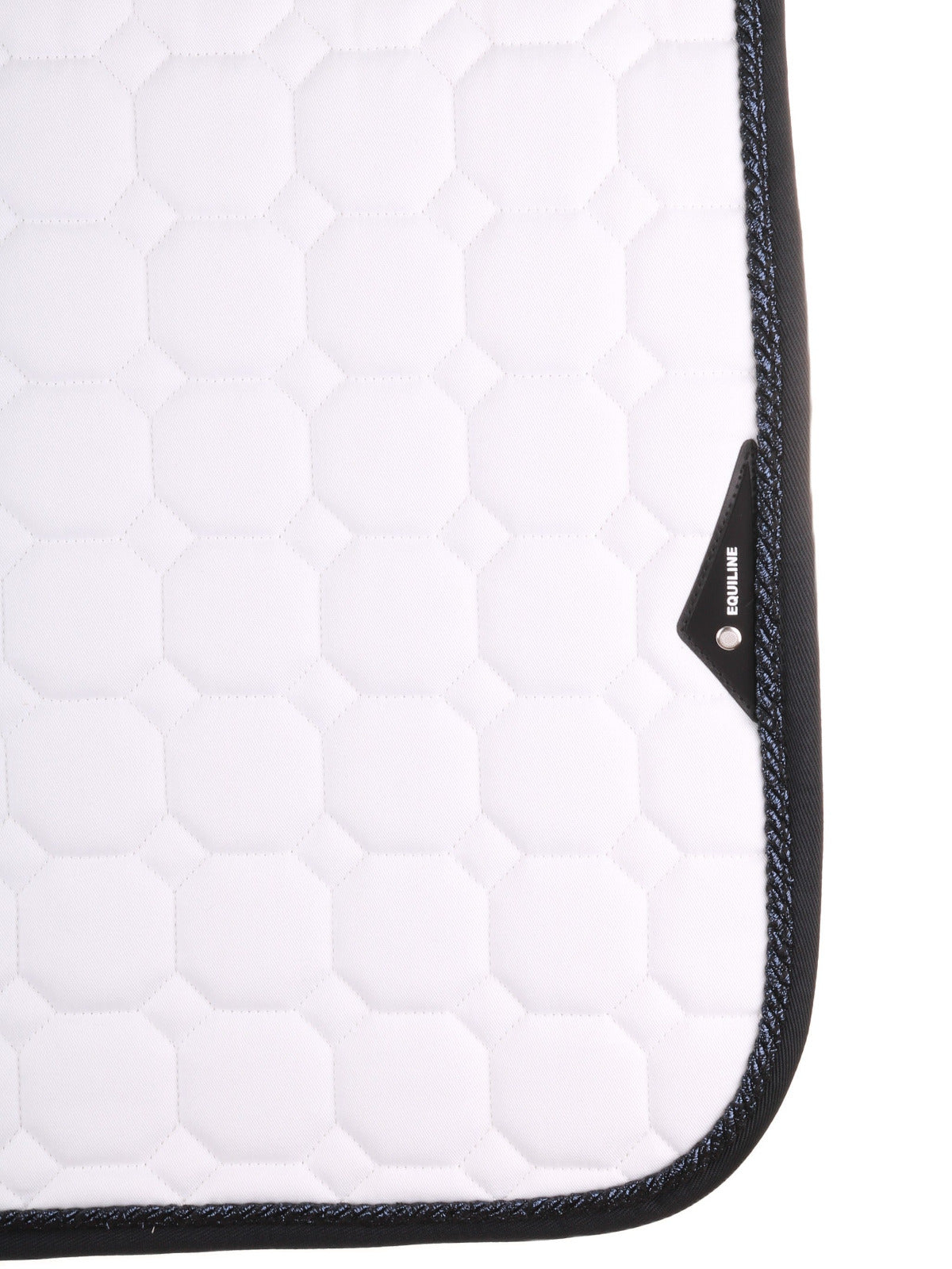 Equiline zadeldekje Octagon Wit-Navy