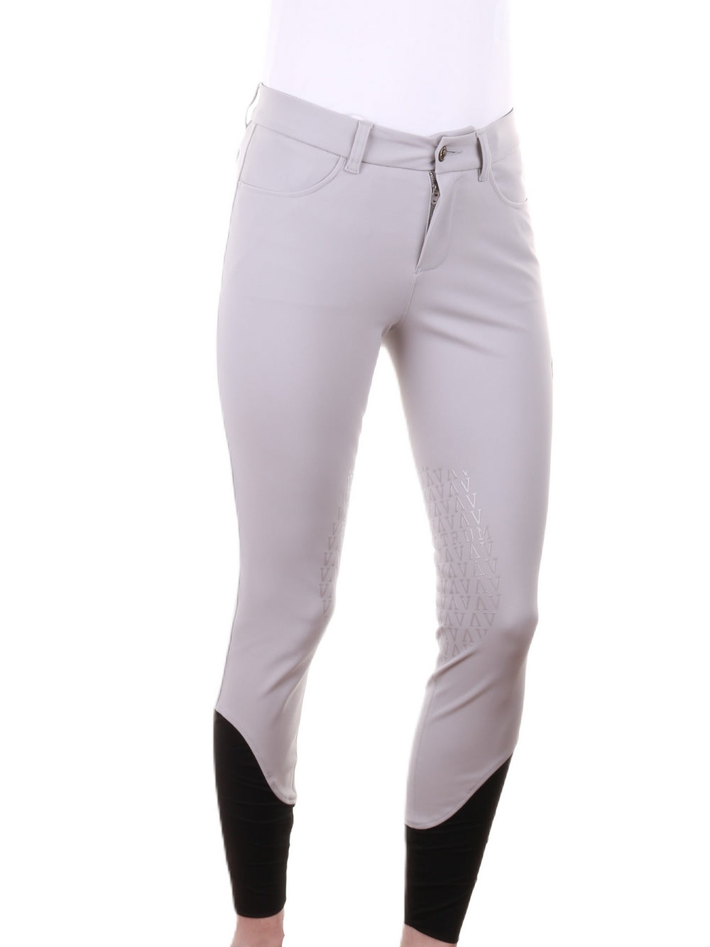 Vestrum rijbroek knie-grip dames Lazise Pearl Grey