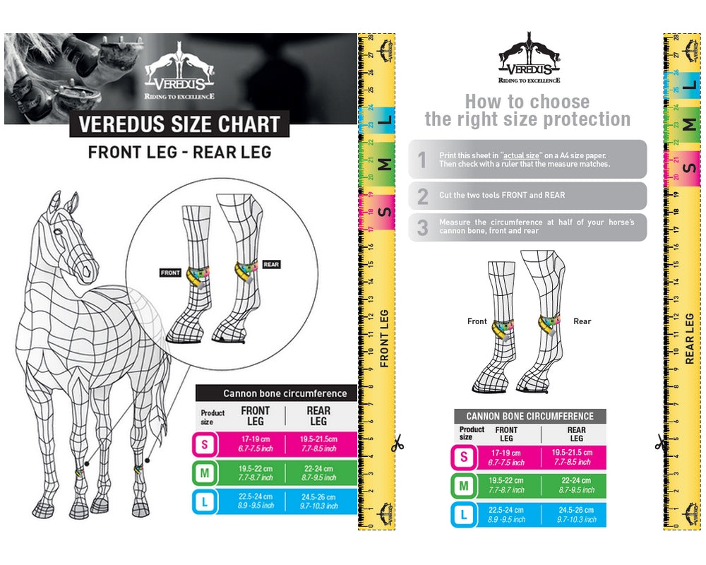 Veredus Peesbeschermers Carbon Gel Absolute Velcro sluiting zwart