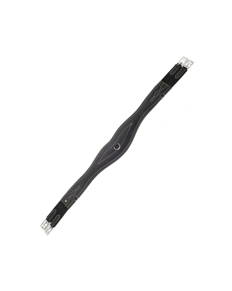 LJ Leathers Anatomische Singel Leder Zwart