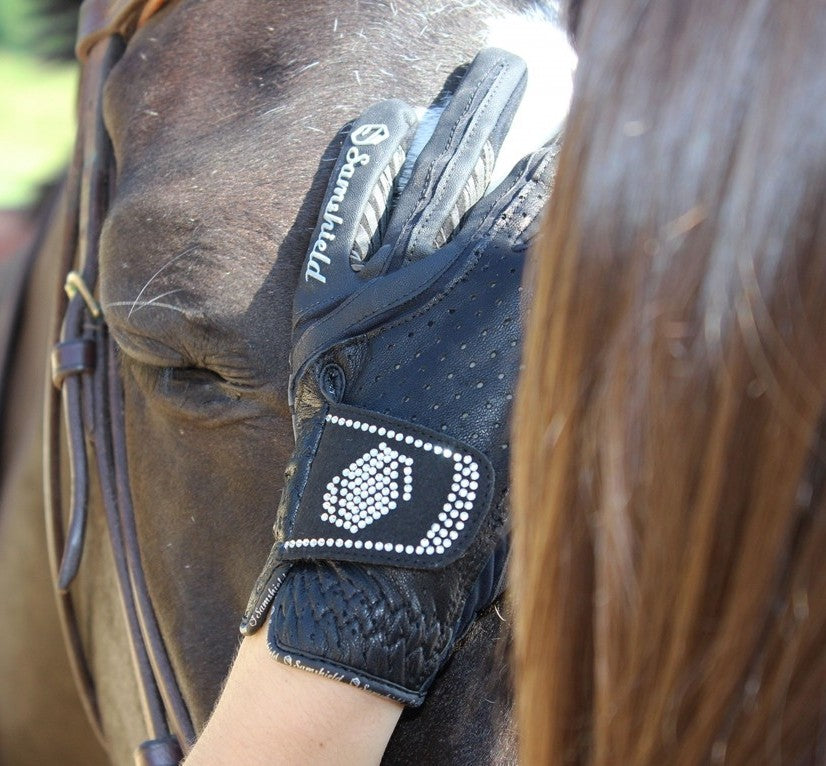 Samshield V-skin paardrijhandschoenen swarovski