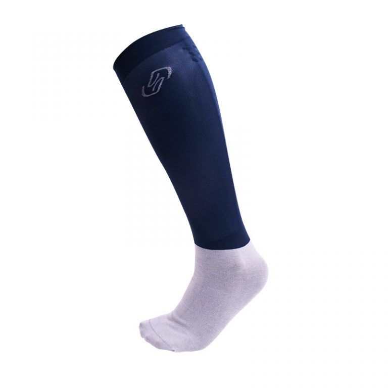 One Equestrian Show Socks Paardrijsokken 3 pack blauw/grijs