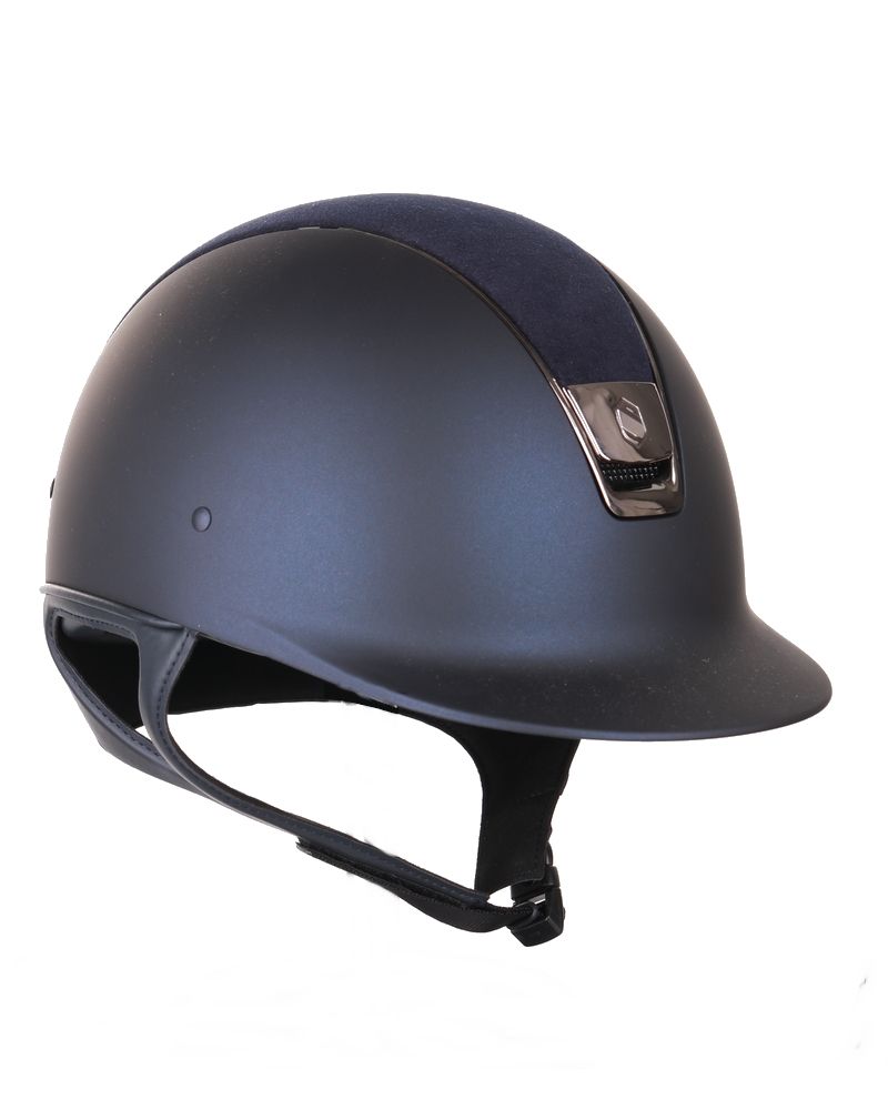 Samshield Shadowmatt Paardrijhelm alcantara top Navy