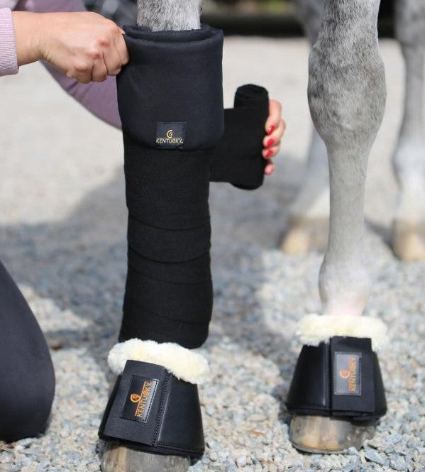 Kentucky horsewear onderbandages stal en transport zwart