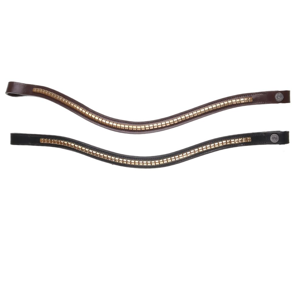 LJ Leathers frontriem wave clincher zwart