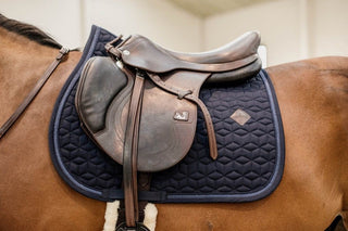 Kentucky Horsewear Tapis de selle Glitter Rope Saut bleu