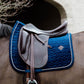 Kentucky Horsewear Zadeldekje Basic Velvet Dressuur blauw