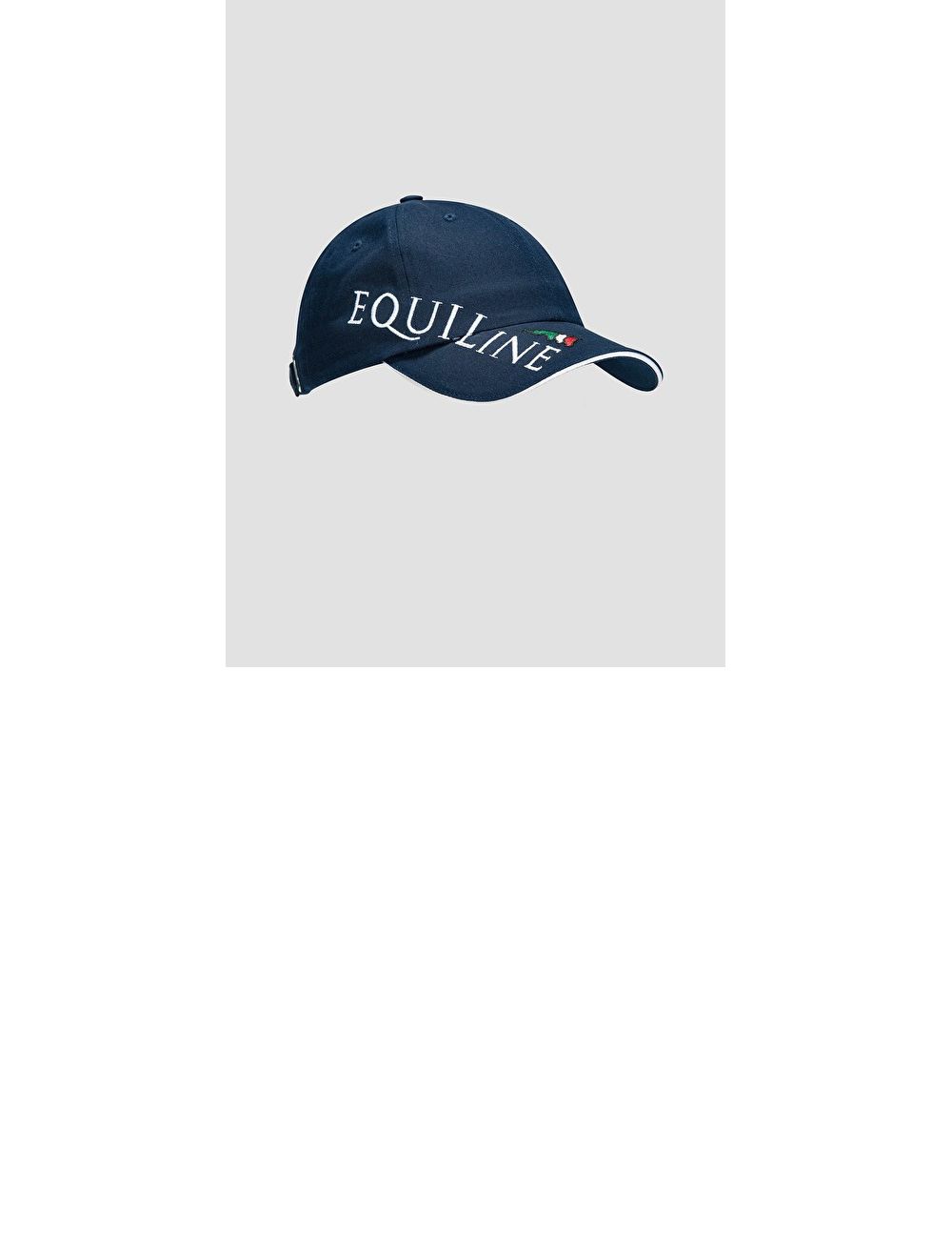 Equiline verstelbare pet met Equiline Logo blauw