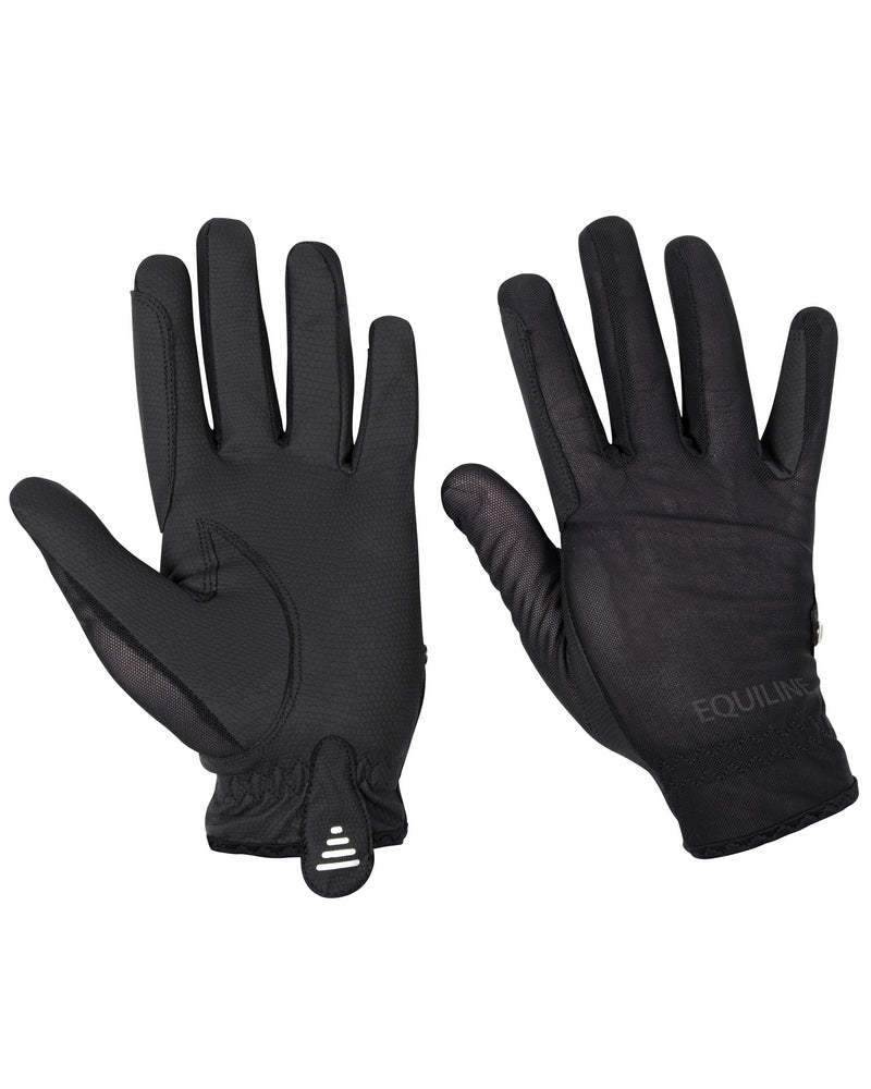 Equiline paardrijhandschoenen Summer Glove Zwart