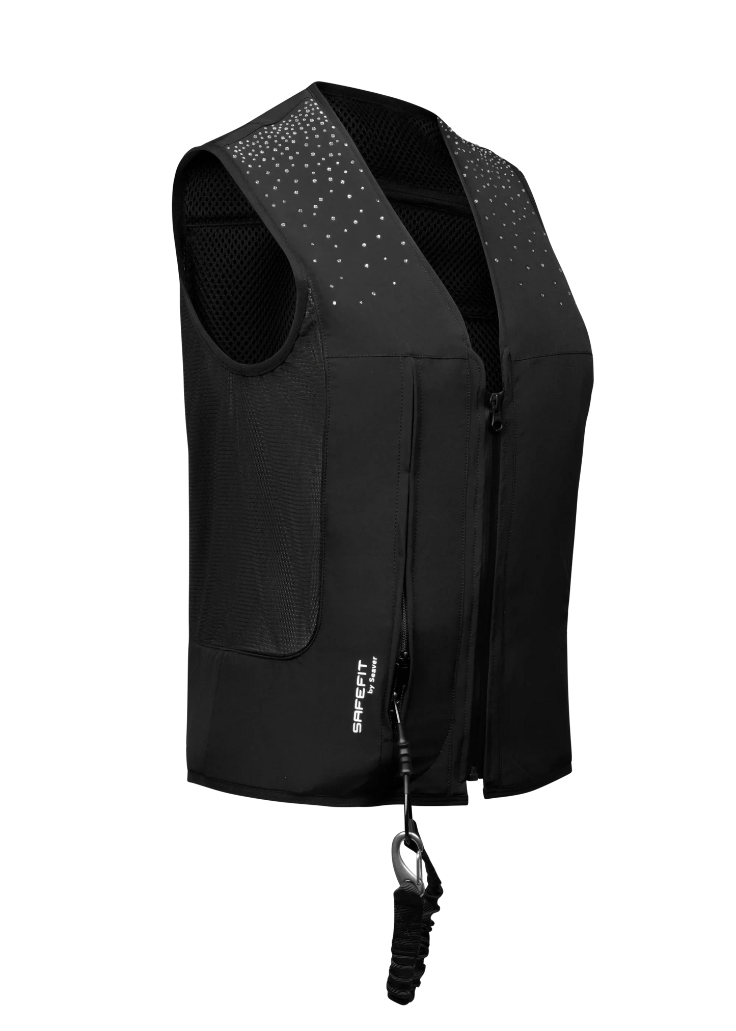 Seaver SAFEFIT airbag vest Crystal Rain Zwart