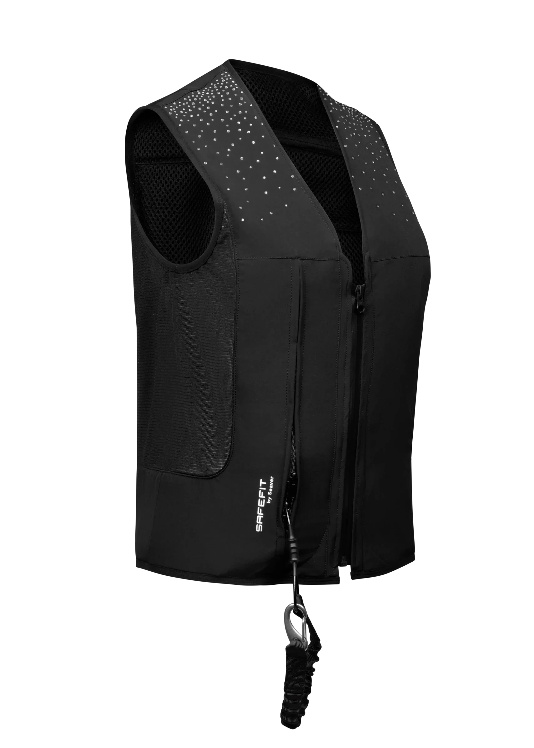 Seaver SAFEFIT airbag vest Crystal Rain Zwart