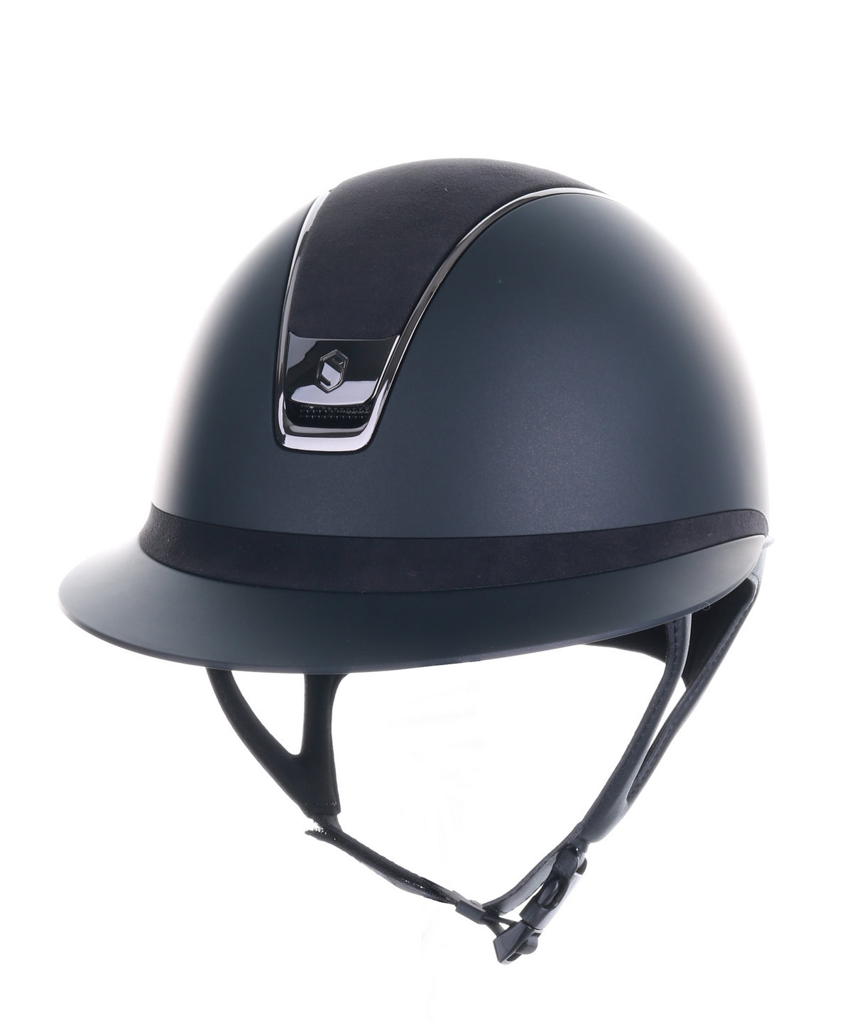 Samshield 2.0 Paardrijhelm Miss Shield Alcantara Chrome Black Zwart